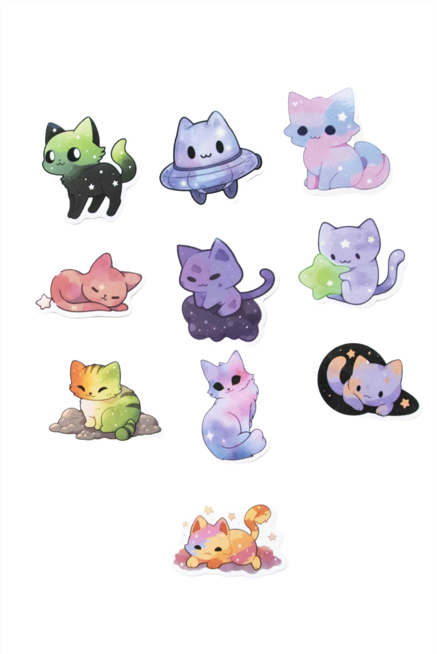 Cosmic Cats Stickers