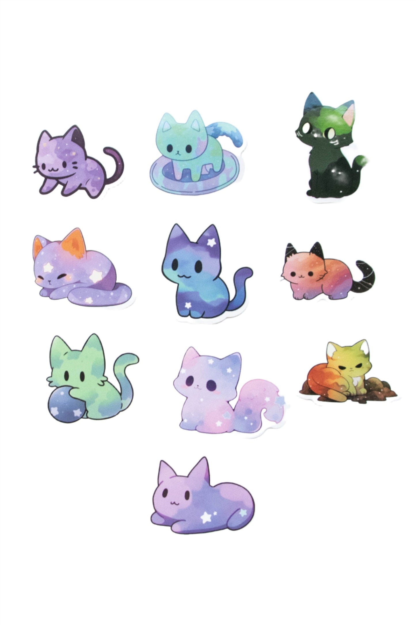 Cosmic Cats Stickers