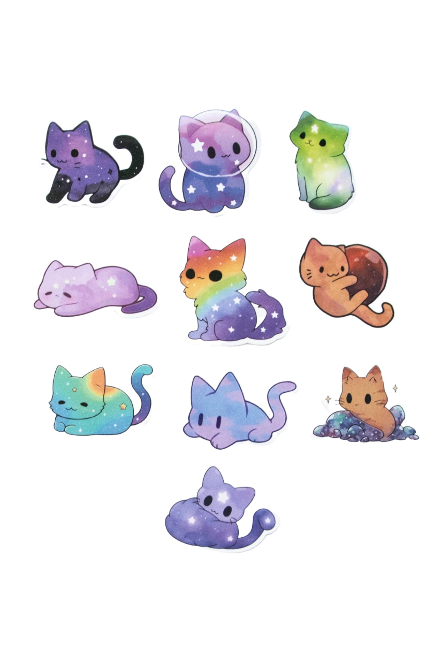 Cosmic Cats Stickers